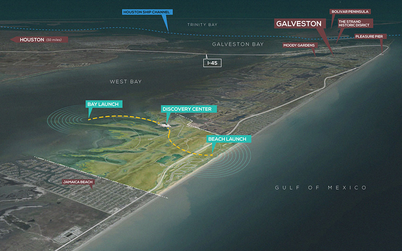 ASLA 2017 Professional Award of Excellence in Analysis and Planning. Storm + Sand + Sea + Strand: Barrier Island Resiliency Planning for Galveston Island State Park, Studio Outside. 